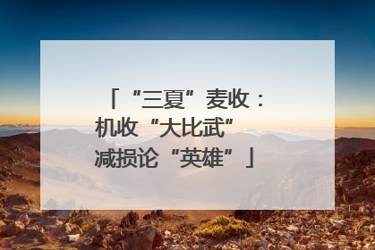 “三夏”麦收：机收“大比武” 减损论“英雄”