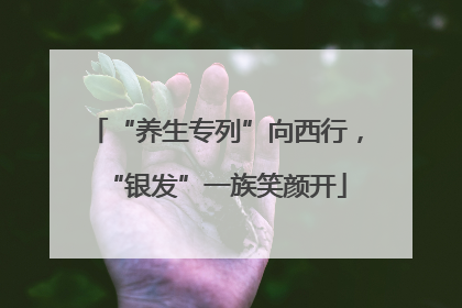 “养生专列”向西行，“银发”一族笑颜开