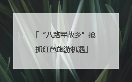 “八路军故乡”抢抓红色旅游机遇