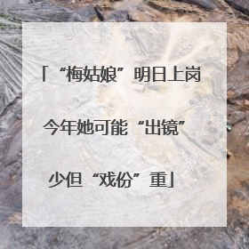 “梅姑娘”明日上岗 今年她可能“出镜”少但“戏份”重