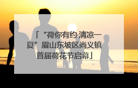 “荷你有约·清凉一夏”眉山东坡区尚义镇首届荷花节启幕