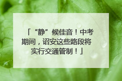 “静”候佳音！中考期间，诏安这些路段将实行交通管制！