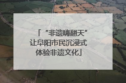 “非遗嗨翻天”让阜阳市民沉浸式体验非遗文化