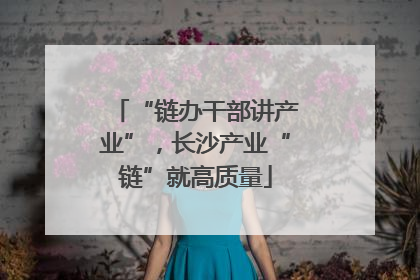 “链办干部讲产业”，长沙产业“链”就高质量