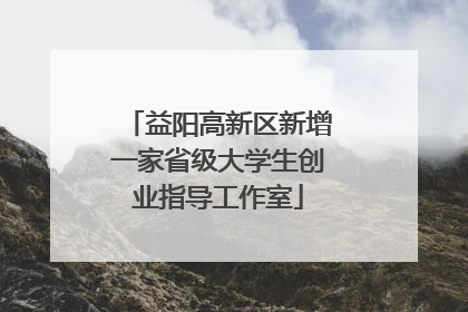 益阳高新区新增一家省级大学生创业指导工作室