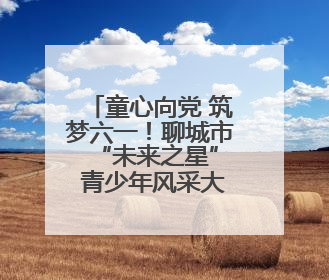 童心向党 筑梦六一！聊城市 “未来之星” 青少年风采大赛成果展示活动圆满成功