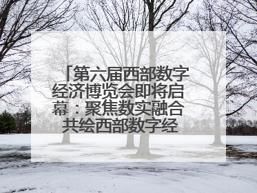 第六届西部数字经济博览会即将启幕：聚焦数实融合 共绘西部数字经济新蓝图