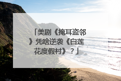 美剧《掩耳盗邻》凭啥逆袭《白莲花度假村》？
