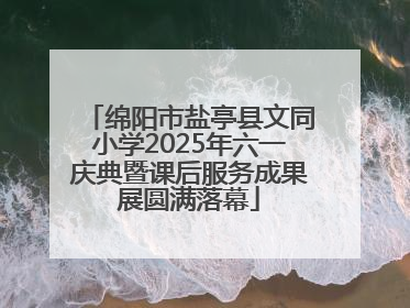 绵阳市盐亭县文同小学2025年六一庆典暨课后服务成果展圆满落幕