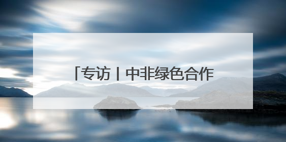 专访丨中非绿色合作播种非洲“绿色长城”的未来——访毛里塔尼亚环境部长拉格达夫