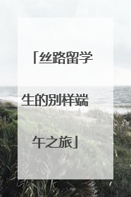 丝路留学生的别样端午之旅