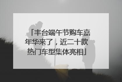 丰台端午节购车嘉年华来了，近二十款热门车型集体亮相