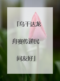 乌干达龙舟赛传递民间友好
