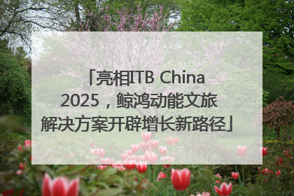 亮相ITB China 2025，鲸鸿动能文旅解决方案开辟增长新路径