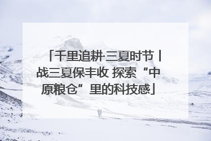 千里追耕·三夏时节丨战三夏保丰收 探索“中原粮仓”里的科技感