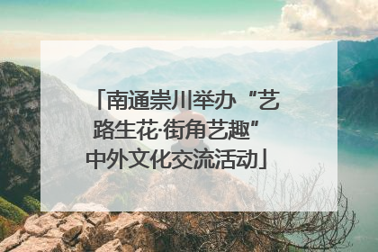 南通崇川举办“艺路生花·街角艺趣”中外文化交流活动