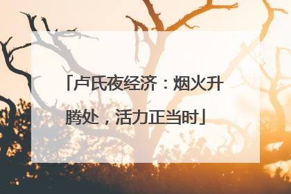 卢氏夜经济：烟火升腾处，活力正当时