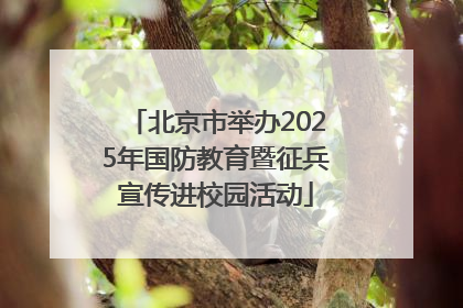 北京市举办2025年国防教育暨征兵宣传进校园活动