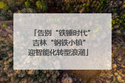 告别“铁锤时代” 吉林“钢铁小镇”迎智能化转型浪潮