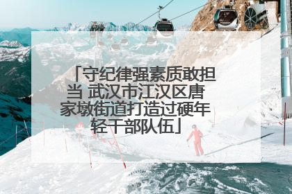 守纪律强素质敢担当 武汉市江汉区唐家墩街道打造过硬年轻干部队伍