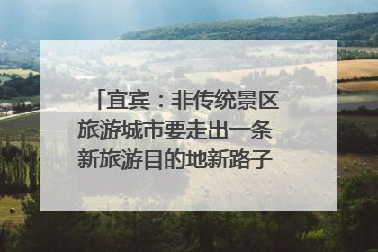 宜宾：非传统景区旅游城市要走出一条新旅游目的地新路子｜话锦绣·说安逸