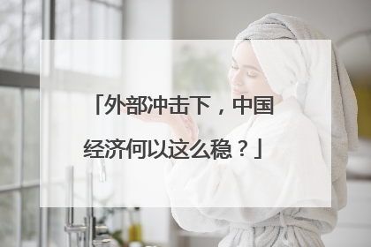外部冲击下，中国经济何以这么稳？