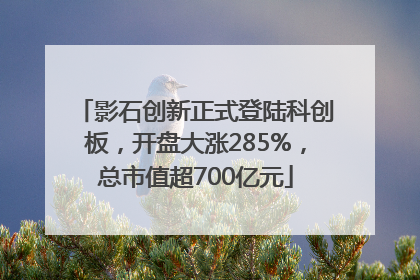 影石创新正式登陆科创板，开盘大涨285%，总市值超700亿元