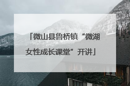 微山县鲁桥镇“微湖女性成长课堂”开讲