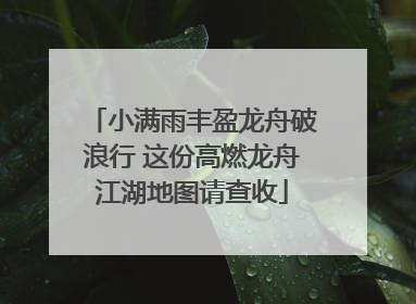 小满雨丰盈龙舟破浪行 这份高燃龙舟江湖地图请查收