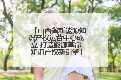 山西省新能源知识产权运营中心成立 打造能源革命知识产权新引擎