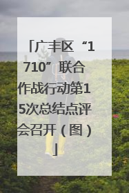 广丰区“1710”联合作战行动第15次总结点评会召开（图）