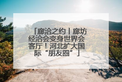 廊洽之约丨廊坊经洽会变身世界会客厅！河北扩大国际“朋友圈”
