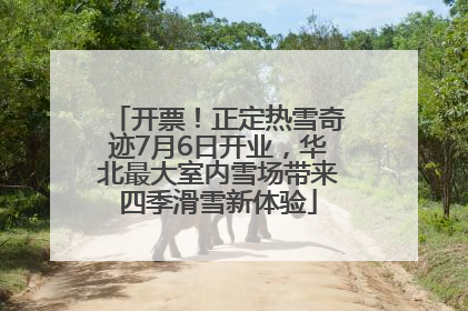 开票！正定热雪奇迹7月6日开业，华北最大室内雪场带来四季滑雪新体验