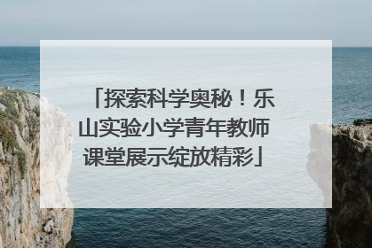 探索科学奥秘！乐山实验小学青年教师课堂展示绽放精彩