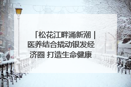 松花江畔涌新潮｜医养结合撬动银发经济圈 打造生命健康产业新样本