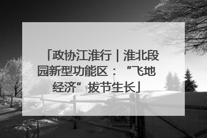 政协江淮行｜淮北段园新型功能区：“飞地经济”拔节生长