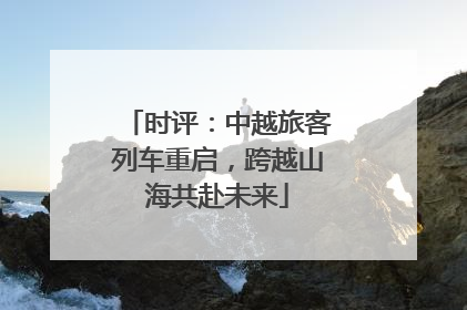 时评：中越旅客列车重启，跨越山海共赴未来