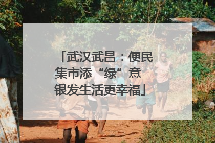 武汉武昌：便民集市添“绿”意 银发生活更幸福