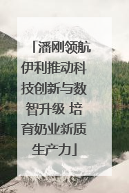 潘刚领航伊利推动科技创新与数智升级 培育奶业新质生产力