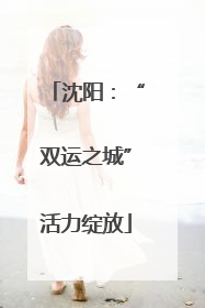 沈阳：“双运之城”活力绽放