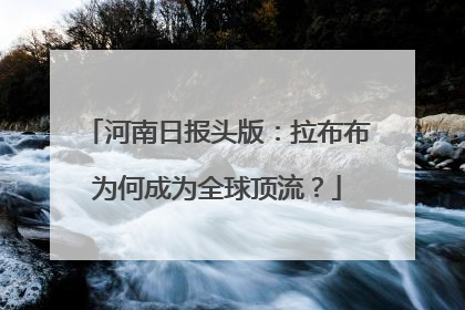 河南日报头版：拉布布为何成为全球顶流？