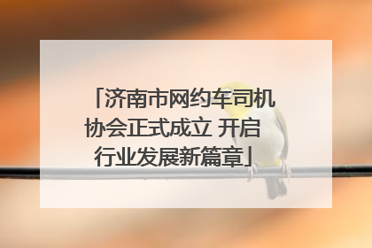 济南市网约车司机协会正式成立 开启行业发展新篇章