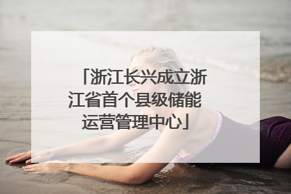 浙江长兴成立浙江省首个县级储能运营管理中心