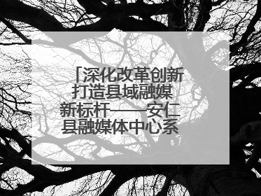 深化改革创新 打造县域融媒新标杆——安仁县融媒体中心系统性变革纪实