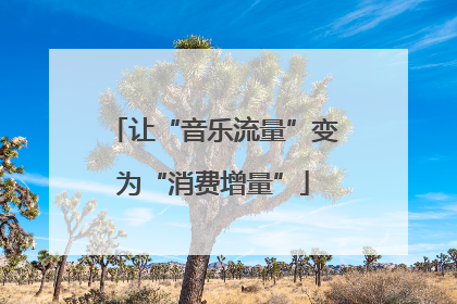 让“音乐流量”变为“消费增量”