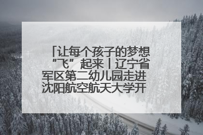 让每个孩子的梦想“飞”起来丨辽宁省军区第二幼儿园走进沈阳航空航天大学开展爱国主义教育