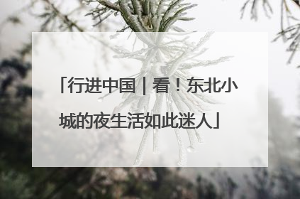 行进中国｜看！东北小城的夜生活如此迷人