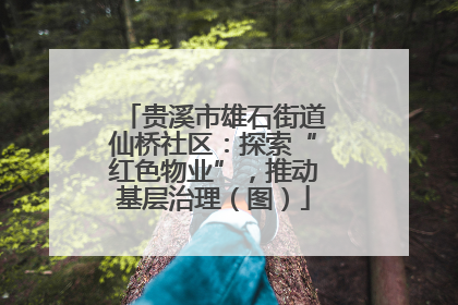 贵溪市雄石街道仙桥社区：探索“红色物业”，推动基层治理（图）