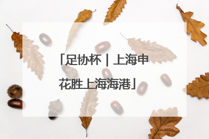 足协杯｜上海申花胜上海海港