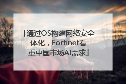 通过OS构建网络安全一体化，Fortinet看重中国市场AI需求